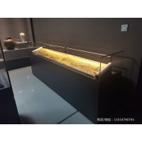 电动遥控门书画展示柜定做厂家  博物馆字画升降展柜制作